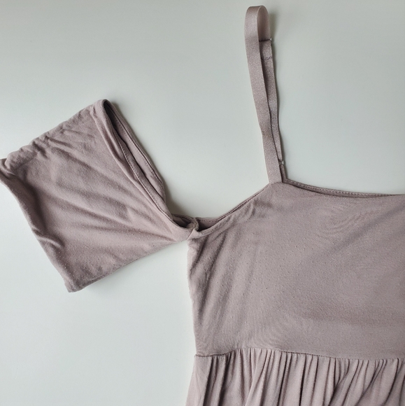 Off the shoulder Market Dress - purple M - Picture 1 of 5